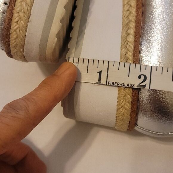 Aldo silver platform loafers size 8 - Picture 7 of 8